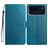 Mobigear Mandala iPhone 18 Pro Klapphülle Portemonnaie - Blau