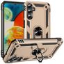 Mobigear Armor Ring Samsung Galaxy A24 Hülle Hardcase Backcover Stoßfest mit Ringhalter - Gold