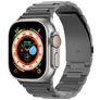 Mobigear Perth Titan Apple Watch Armband Faltschließe - 49/46/45/44 mm - Schwarz