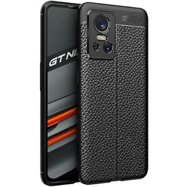 Mobigear Luxury Realme GT Neo 3 Hülle Flexibles TPU Backcover - Schwarz