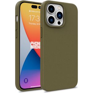 Mobigear Bio iPhone 16 Pro Hülle Umweltfreundliches Backcover - Grün
