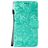 Mobigear Flowers Samsung Galaxy Note 10 Lite Hülle Klapphülle Geldbörse - Türkis