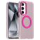 Mobigear Shockproof Samsung Galaxy S24 FE MagSafe Hülle Hardcase Backcover - Pink