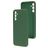 Mobiparts Samsung Galaxy A14 Silikon Hülle Backcover - Forest Green