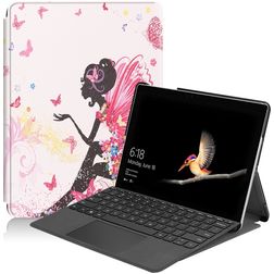 Mobigear Design Microsoft Surface Go Hülle Klapphülle - Schmetterlings-Fee