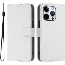 Mobigear Urban Wallet iPhone 16 Pro Klapphülle Portemonnaie - Weiß