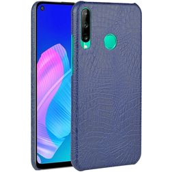 Mobigear Croco Huawei P40 Lite E Hülle Hardcase Backcover - Blau