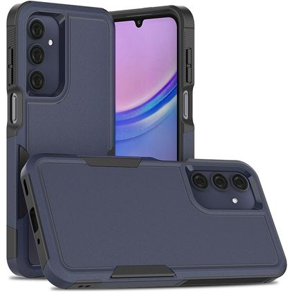 Mobigear Heavy Armor Samsung Galaxy A16 Hülle Hardcase Backcover Stoßfest - Dunkelblau