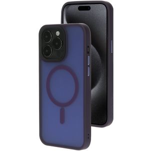 Mobiparts Hardcover iPhone 15 Pro Max MagSafe Hülle Hardcase Backcover - Satin Purple