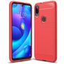 Mobigear Brushed Slim Xiaomi Mi Play Hülle Flexibles TPU Backcover - Rot