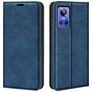 Mobigear Retro Slim Realme GT Neo 3 Hülle Klapphülle Geldbörse - Blau