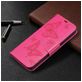 Mobigear Butterfly Samsung Galaxy A52s 5G Hülle Klapphülle Geldbörse - Magenta