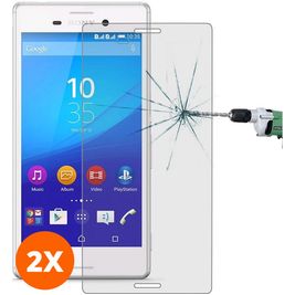 Mobigear Sony Xperia M4 Aqua Panzerglas Gehärtetes Glas Displayschutz - Hüllenfreundlich (2er Pack)