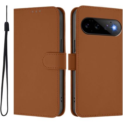 Mobigear Urban Wallet Google Pixel 11 Hülle Klapphülle Geldbörse - Braun