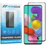 Mobigear Premium Samsung Galaxy A51 Panzerglas Gehärtetes Glas Displayschutz - Hüllenfreundlich - Schwarz