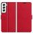 Mobigear Wallet Samsung Galaxy S22 Hülle Klapphülle Geldbörse - Rot