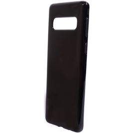 Mobiparts Classic Samsung Galaxy S10 Hülle Flexibles TPU Backcover - Schwarz