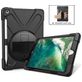 Mobigear SureGrip XGuard iPad 6 (2018) Stoßfeste Hardcase Hülle + Stifthalter + Schulterträger + Ständer - Schwarz