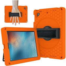 Mobigear Ruggedized iPad 5 (2017) Hülle EVA Schaum Backcover + Ständer - Orange