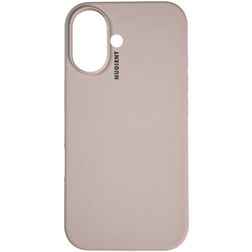 Nudient Base iPhone 16 Silikon Hülle Backcover - Stone Beige