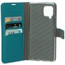 Mobiparts Saffiano Wallet Samsung Galaxy A42 Hülle Klapphülle Geldbörse - Türkis