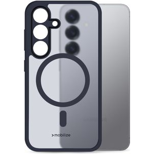 Mobilize Hybrid Samsung Galaxy S25 MagSafe Hülle Hardcase Backcover Stoßfest - Blau