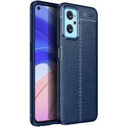 Mobigear Luxury OPPO A76 Hülle Flexibles TPU Backcover - Blau