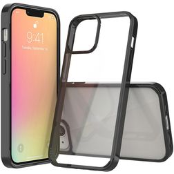 Mobigear Crystal iPhone 13 Hardcase Backcover - Schwarz