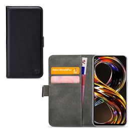 Mobilize Classic Realme 8i Hülle Klapphülle Geldbörse - Schwarz