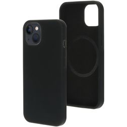 Mobiparts iPhone 13 Silikon MagSafe Hülle Backcover - Schwarz