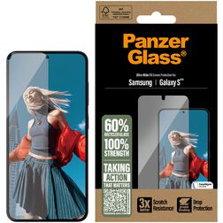 PanzerGlass Ultra-Wide Fit Samsung Galaxy S25 Gehärtetes Glas Displayschutz - Hüllenfreundlich
