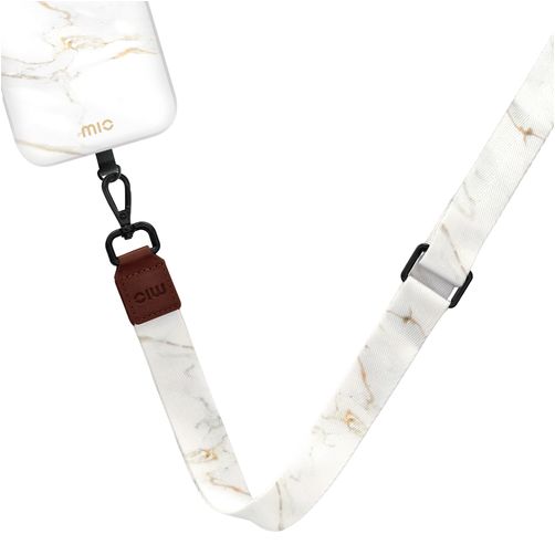 MIO Lanyard Universal-Handykette einstellbar - White Marble