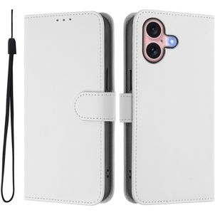 Mobigear Urban Wallet iPhone 16 Hülle Klapphülle Geldbörse - Weiß