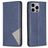 Mobigear Rhombus Slim iPhone 15 Pro Max Hülle Klapphülle - Blau