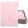 Mobigear Tri-Fold Marble iPad 8 (2020) Hülle Klapphülle + Stifthalter - Pink