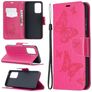 Mobigear Butterfly Samsung Galaxy A52s 5G Hülle Klapphülle Geldbörse - Magenta