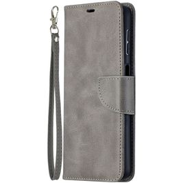 Mobigear Retro Lambskin Wallet Case Gray Samsung Galaxy A32 5G