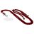 Mobiparts Phonecord Universal-Handykette einstellbar - Plum Red