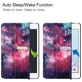 Mobigear Tri-Fold iPad Mini 5 (2019) Hülle Klapphülle - Galaxis