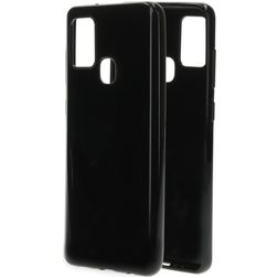 Mobiparts Classic Samsung Galaxy A21s Hülle Flexibles TPU Backcover - Schwarz
