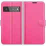 Mobigear Classic Google Pixel 6 Pro Hülle Klapphülle Geldbörse - Magenta
