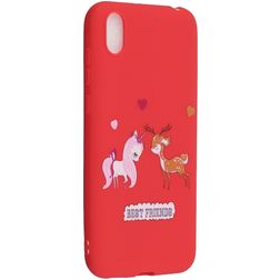 Mobigear Design HONOR 8S Hülle Flexibles TPU Backcover - Lovers