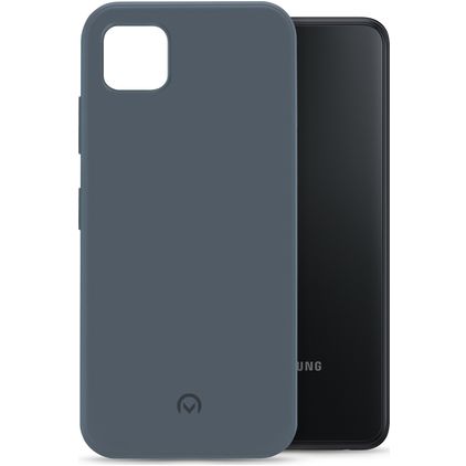 Mobilize Rubber Gelly Samsung Galaxy A22 5G Hülle Flexibles TPU Backcover - Matt Blue