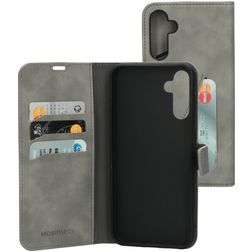 Mobiparts Classic Wallet Samsung Galaxy A14 Hülle Klapphülle Geldbörse - Granite Grey