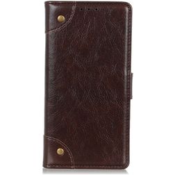 Mobigear Ranch Xiaomi Redmi Note 10 Pro Hülle Klapphülle Geldbörse - Braun