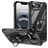 Mobigear Crystal Ring iPhone 17e Hülle Hardcase Backcover mit Ringhalter - Schwarz