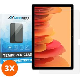 Mobigear Samsung Galaxy Tab A7 (2020) Panzerglas Gehärtetes Glas Displayschutz - Hüllenfreundlich (3er Pack)