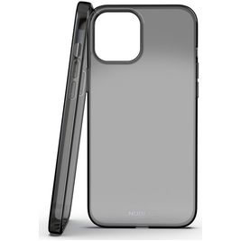 Nudient Thin iPhone 12 Pro Max Hülle Flexibles TPU Backcover - Ink Black