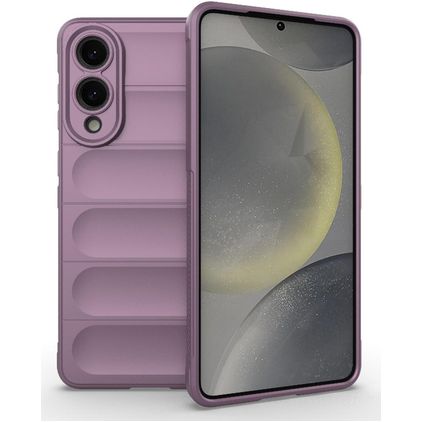 Mobigear Bumpy Samsung Galaxy S25 Edge Hülle Flexibles TPU Backcover - Lila