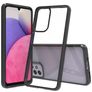 Mobigear Crystal Samsung Galaxy A33 Hülle Hardcase Backcover - Transparent / Schwarz